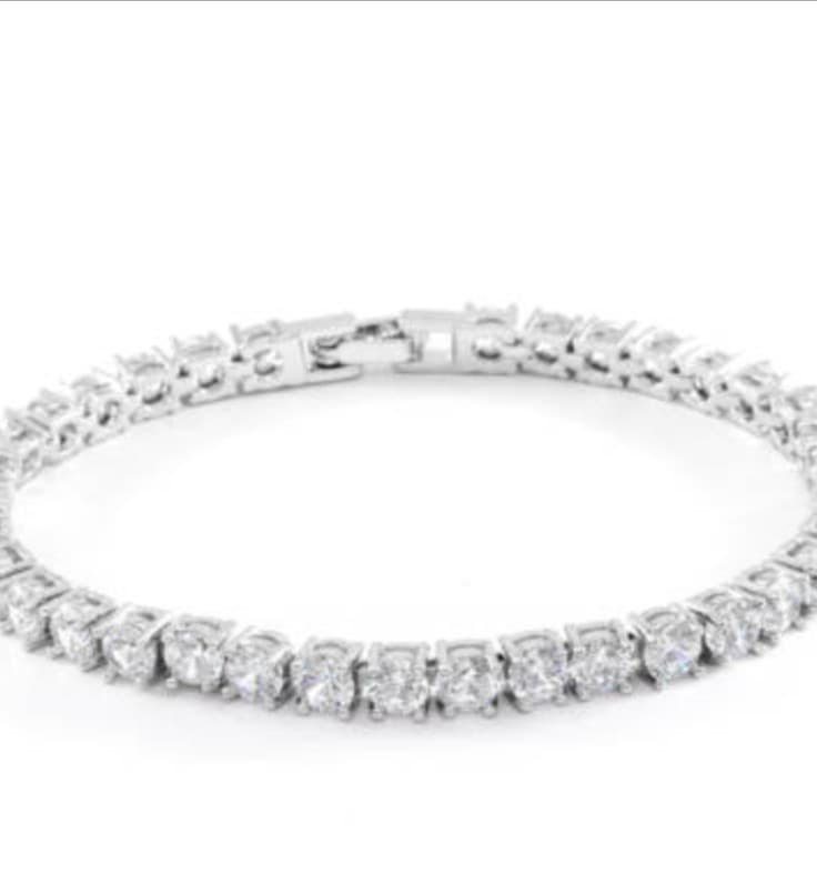 Diamond tennis bracelet, jewelry repair and sales, custom bracelet design.
